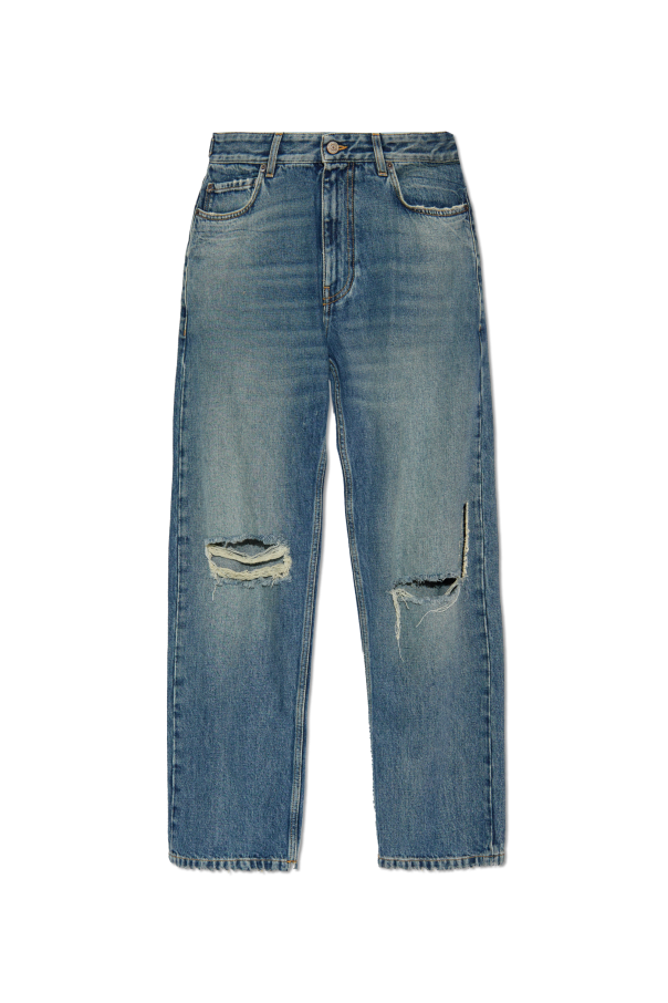 デニム・ジーパン BALENCIAGA Woman Jeans Denim 831693TNW65 5760 ホワイト の ウィメンズ Baggy パンツ スニーカー | Balenciaga JP